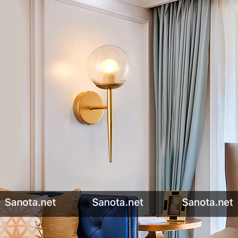 đèn tường bóng thủy tinh - LAM706L