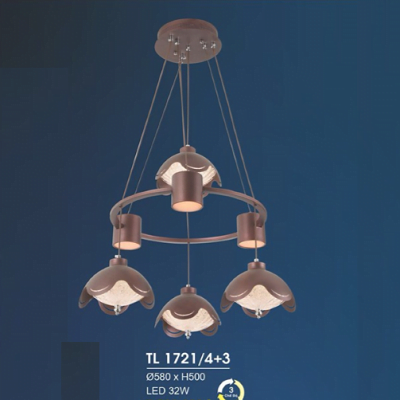 ĐÈN CHÙM HIỆN ĐẠI TL1721/4+3