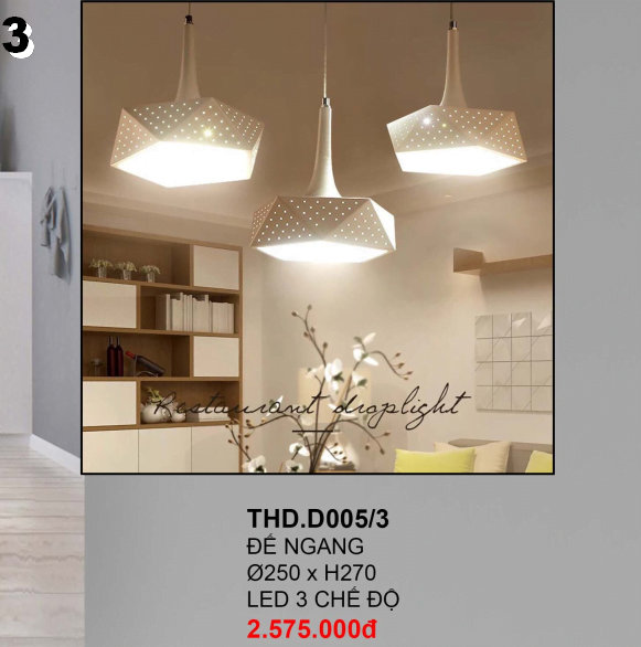 Đèn chùm THDD005/3
