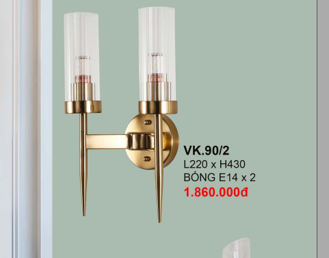 Đèn tường thủy tinh SNT4793