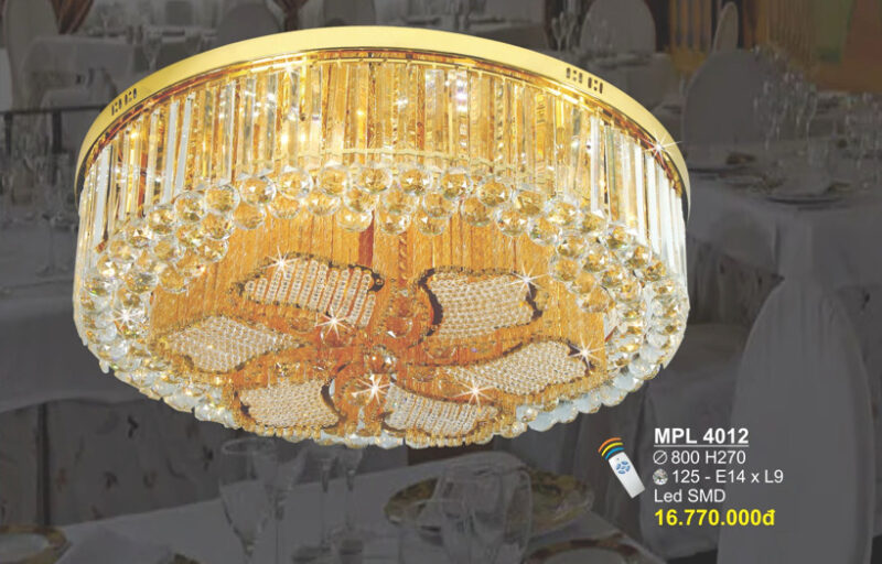 Đèn ốp trần pha lê MPL4012
