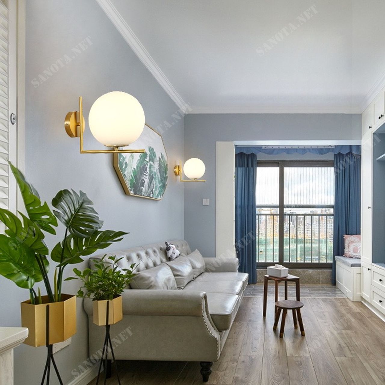 Đèn Tường Chao Thủy Tinh SNT1736 - Ảnh 2