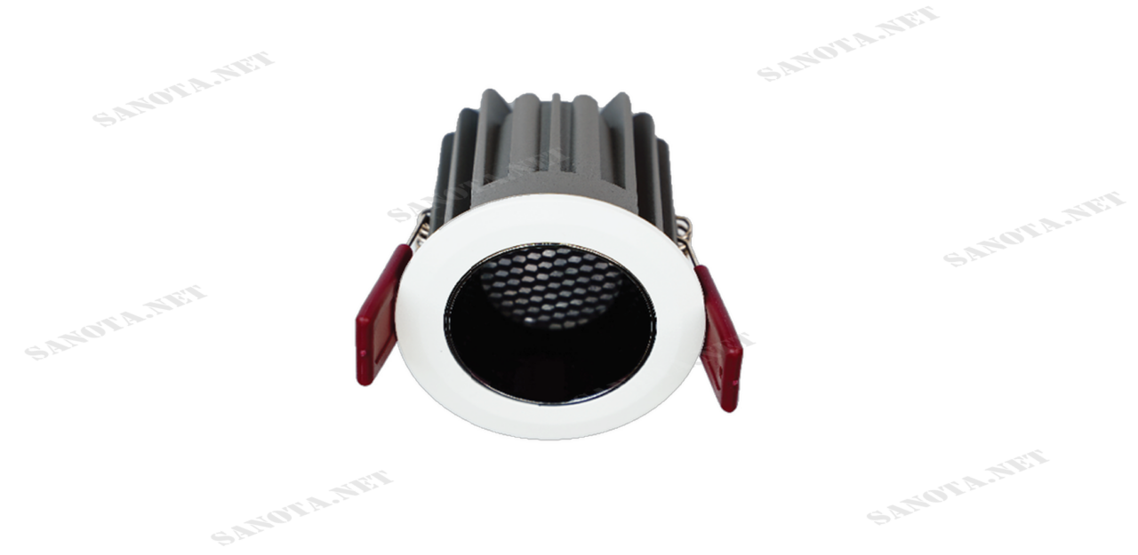 Đèn âm trần dân dụng spotlight 12W DL3-BW12 viền trắng có thiết kế tròn, nhỏ gọn, mang lại sự tinh tế và hiện đại cho không gian. Vỏ đèn được làm bằng hợp kim nhôm.