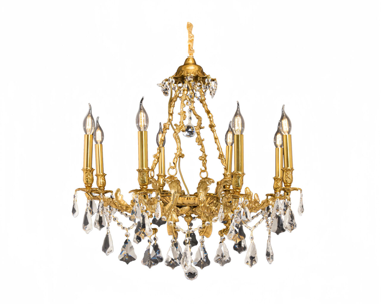 Đèn chùm cổ điển pha lê đồng SNT3061