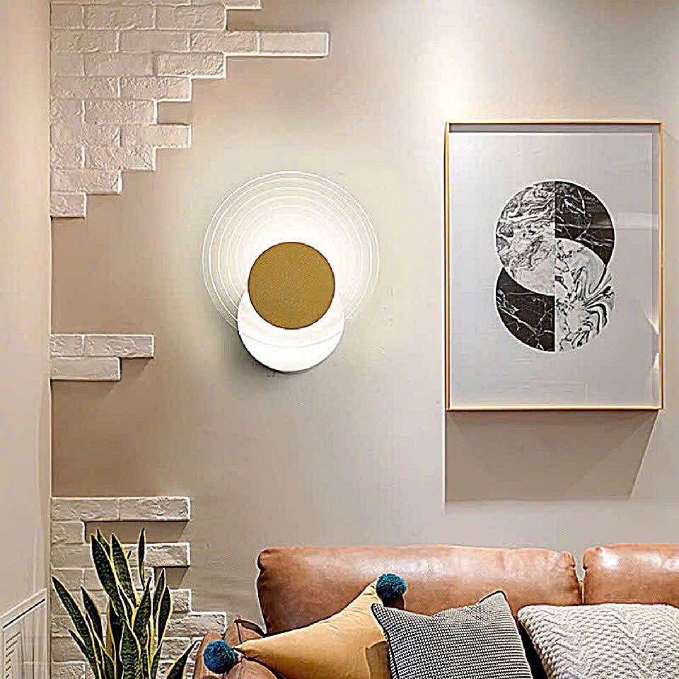 Đèn gắn tường hoa văn sọc hiện đại SNT3168