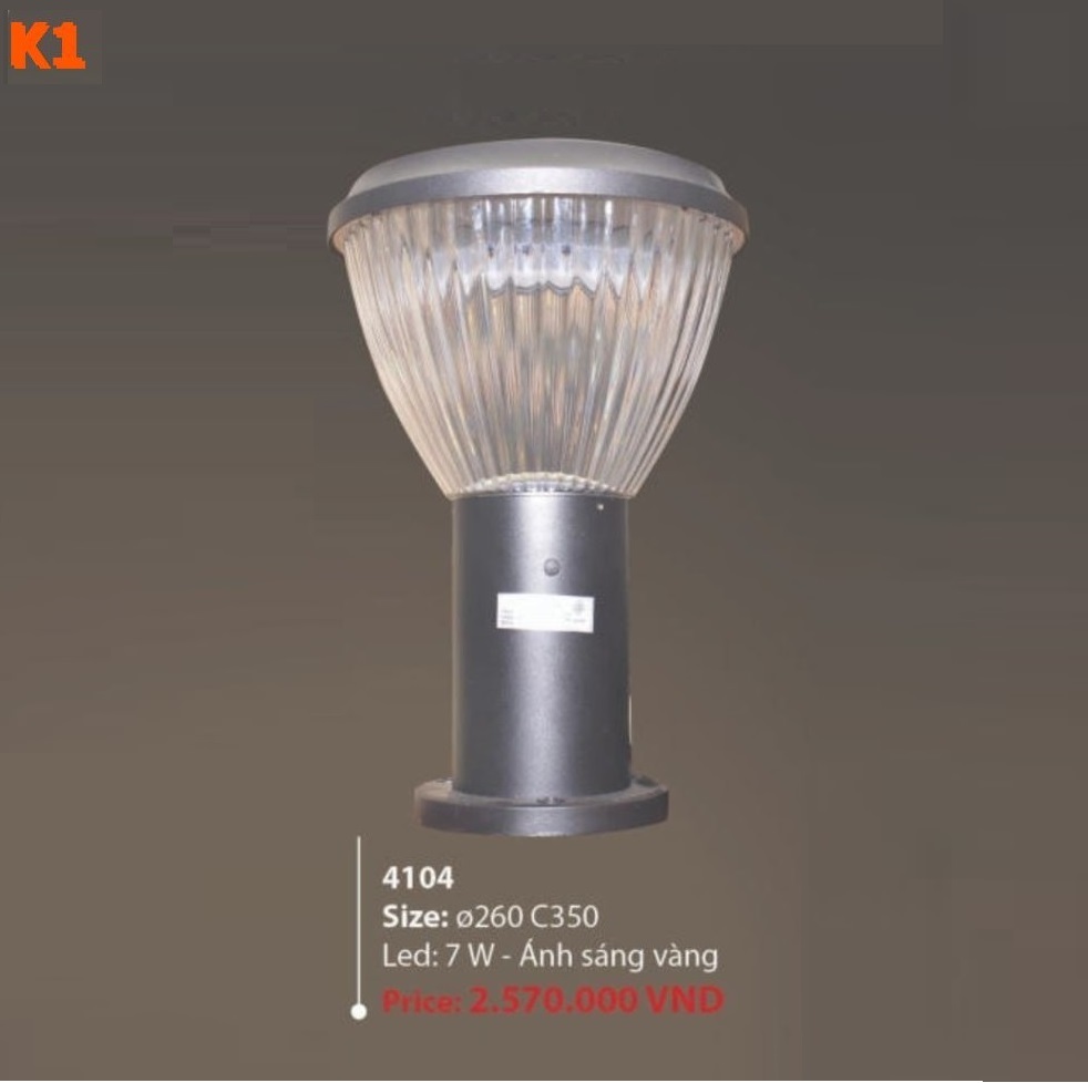 Đèn trụ cổng 4104