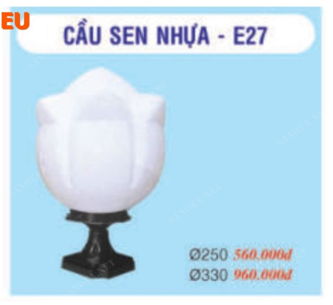 Đèn trụ cổng hoa sen SNT4
