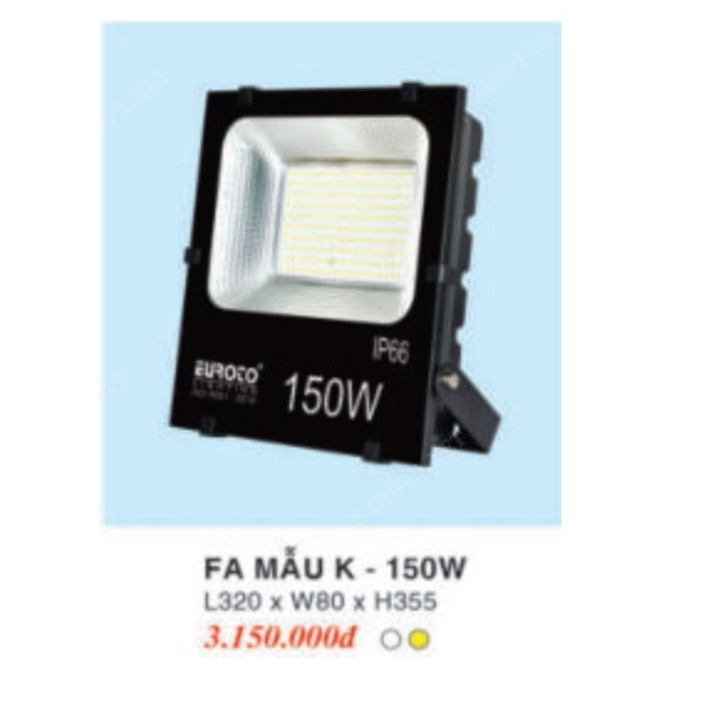 Đèn pha sân vườn FA-MẪUK150W