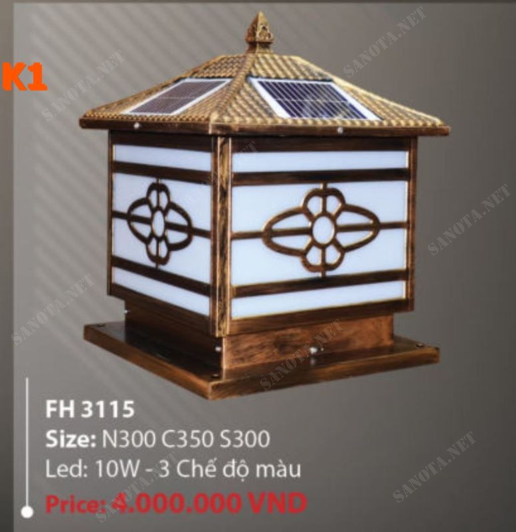 Đèn trụ cổng FH3115