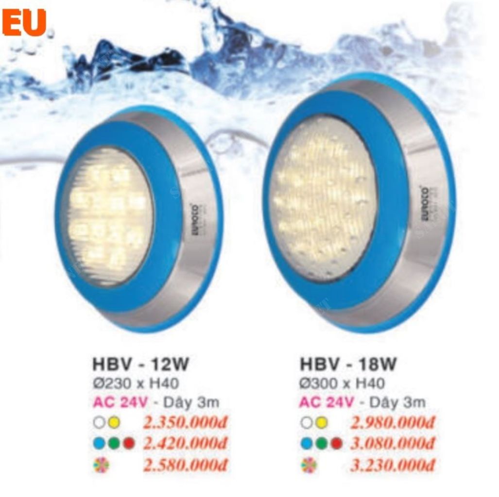 Đèn hồ bơi HBV-12W