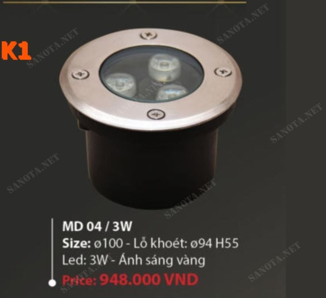 Đèn âm sàn hồ bơi MD-043W