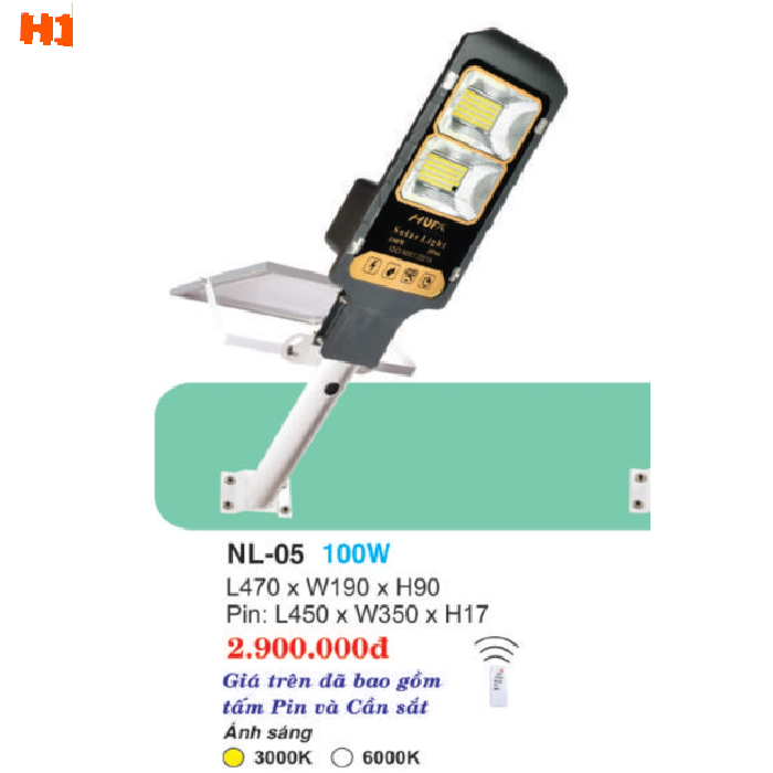 Đèn năng lượng mặt trời NL05