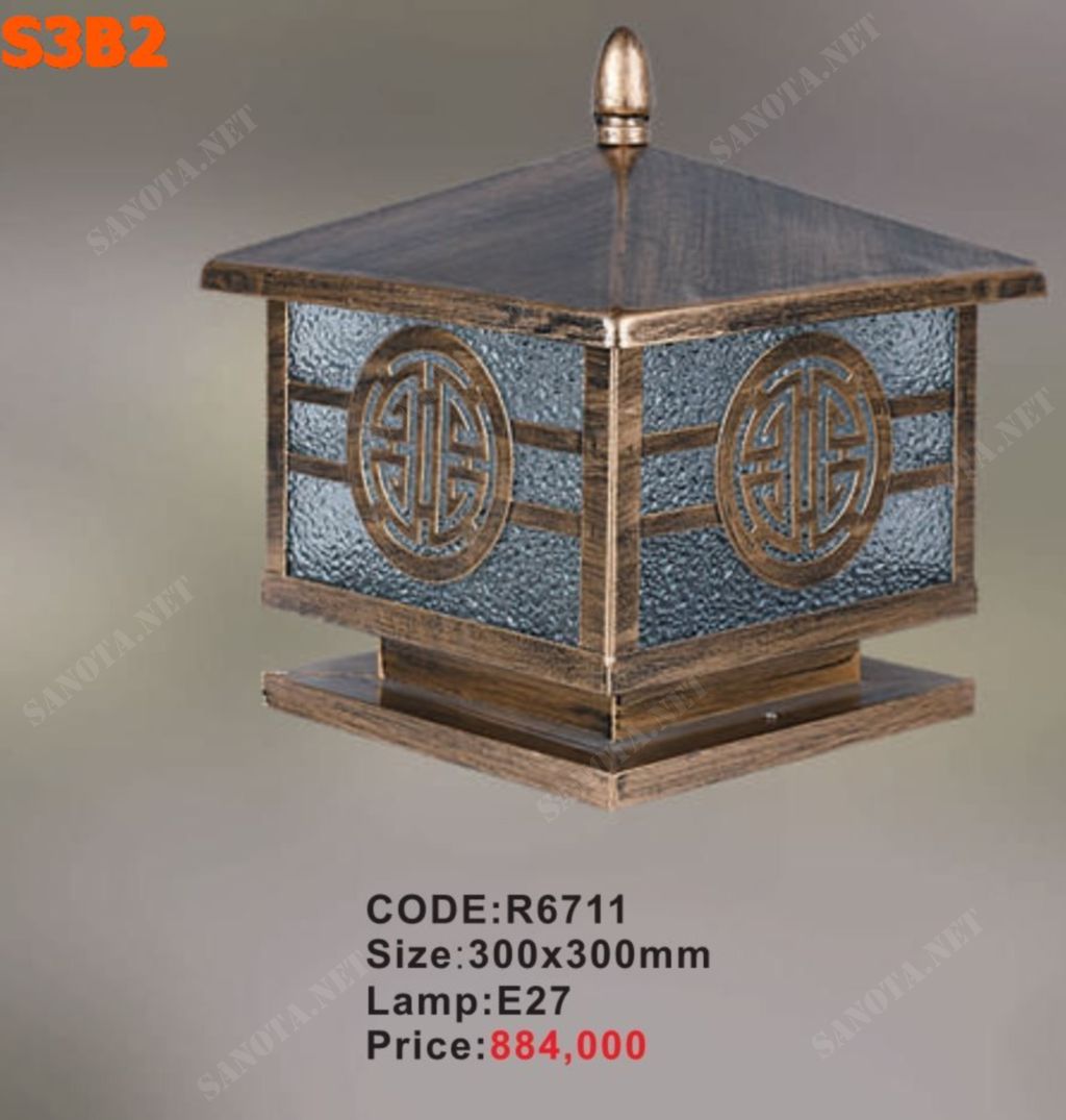 Đèn trụ cổng R6711