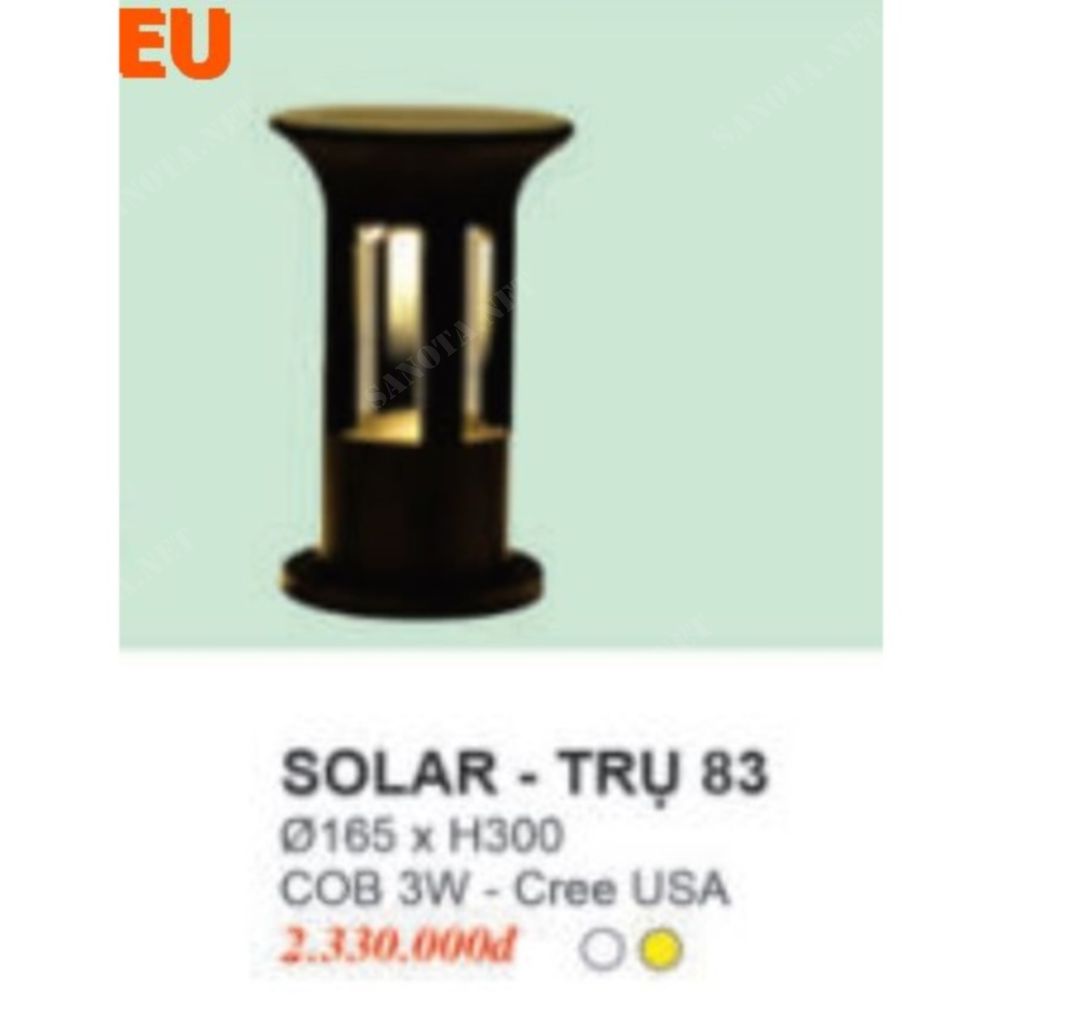 Đèn trụ cổng SOLAR-TRỤ83