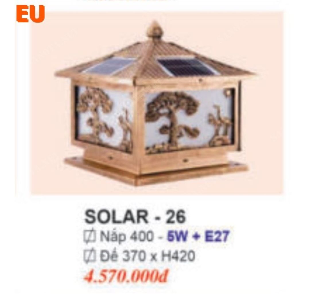 Đèn trụ cổng SOLAR24