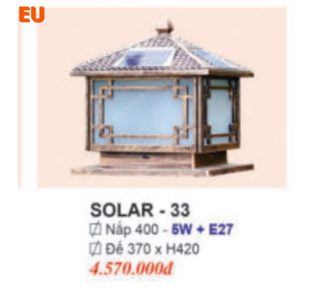 Đèn trụ cổng SOLAR31