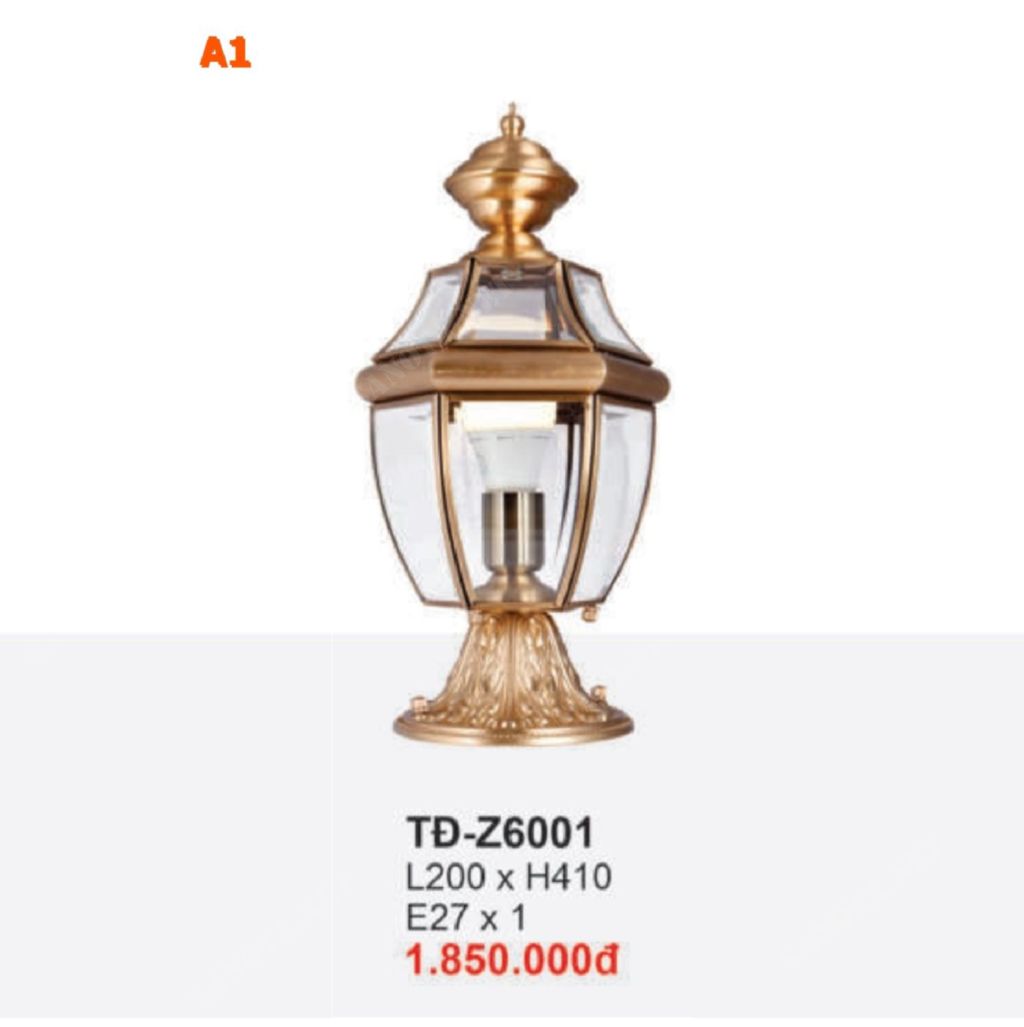 Đèn trụ cổng TD-Z6001