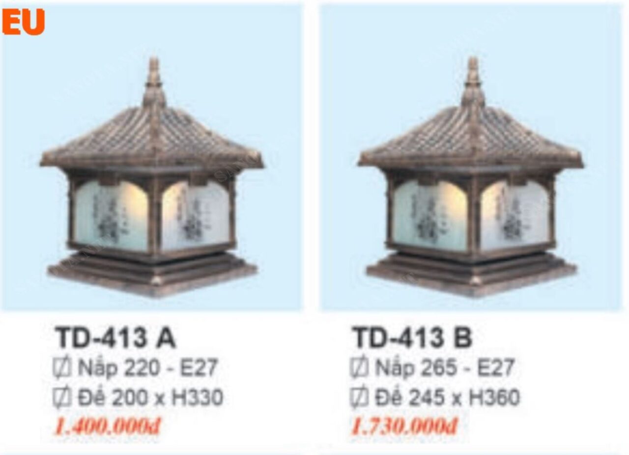 Đèn trụ cổng TD413 - Ảnh 2