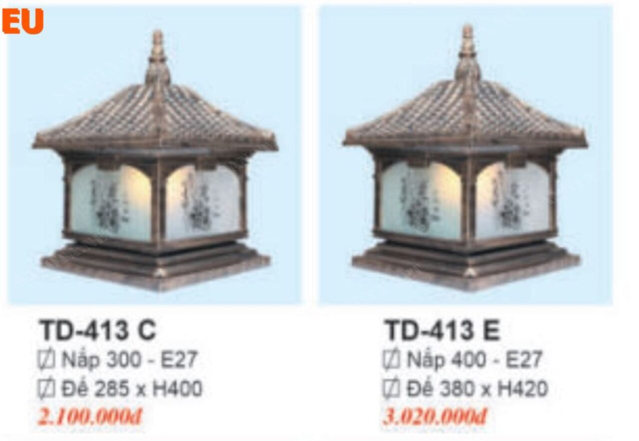 Đèn trụ cổng TD413 - Ảnh 3