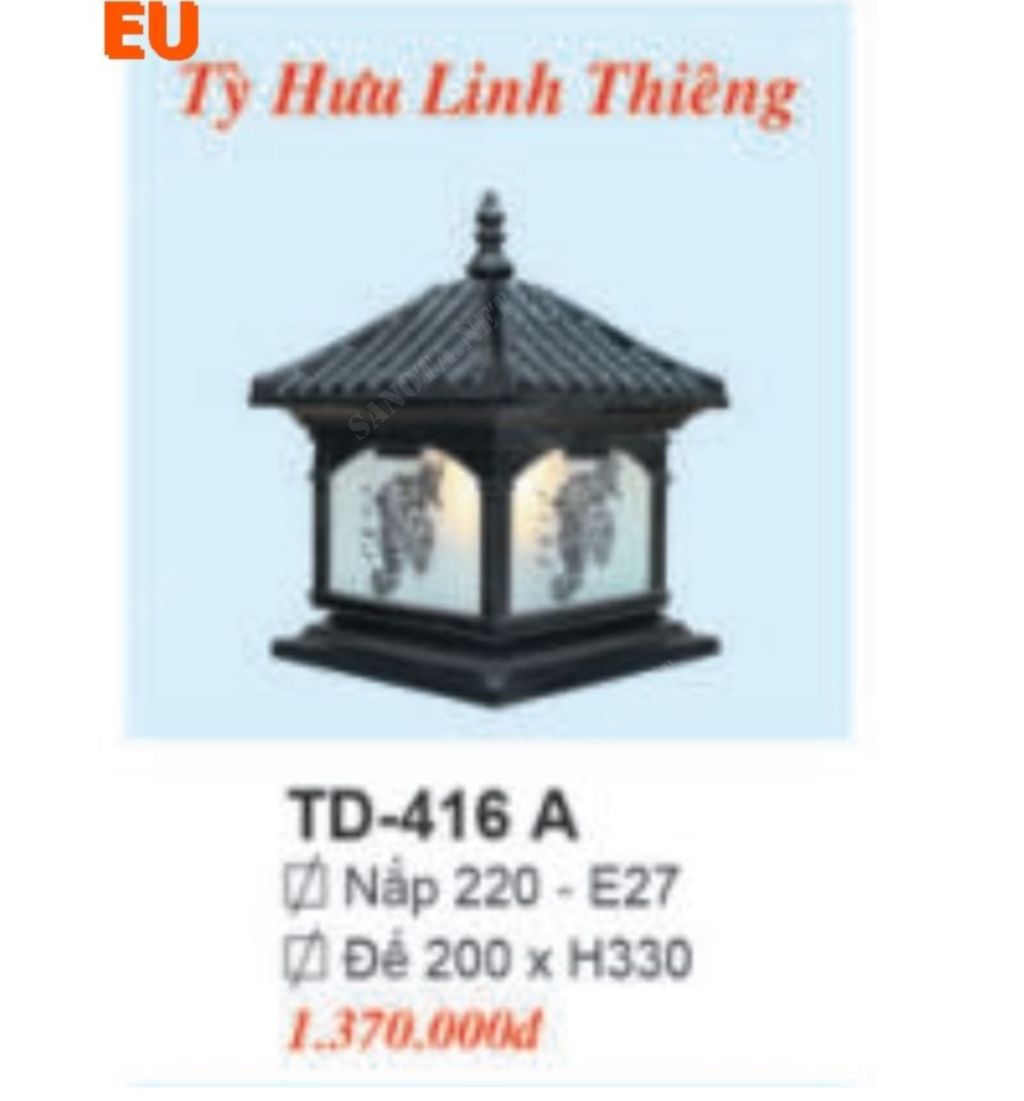 Đèn trụ cổng TD416