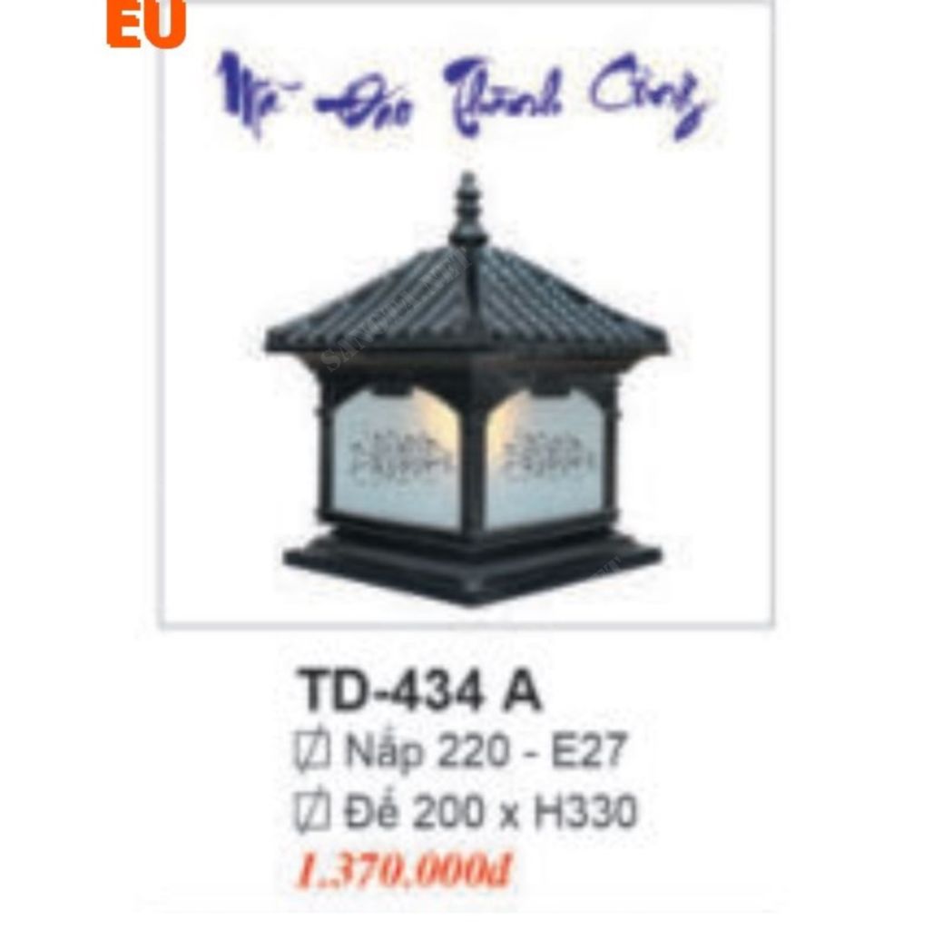 Đèn trụ cổng TD434