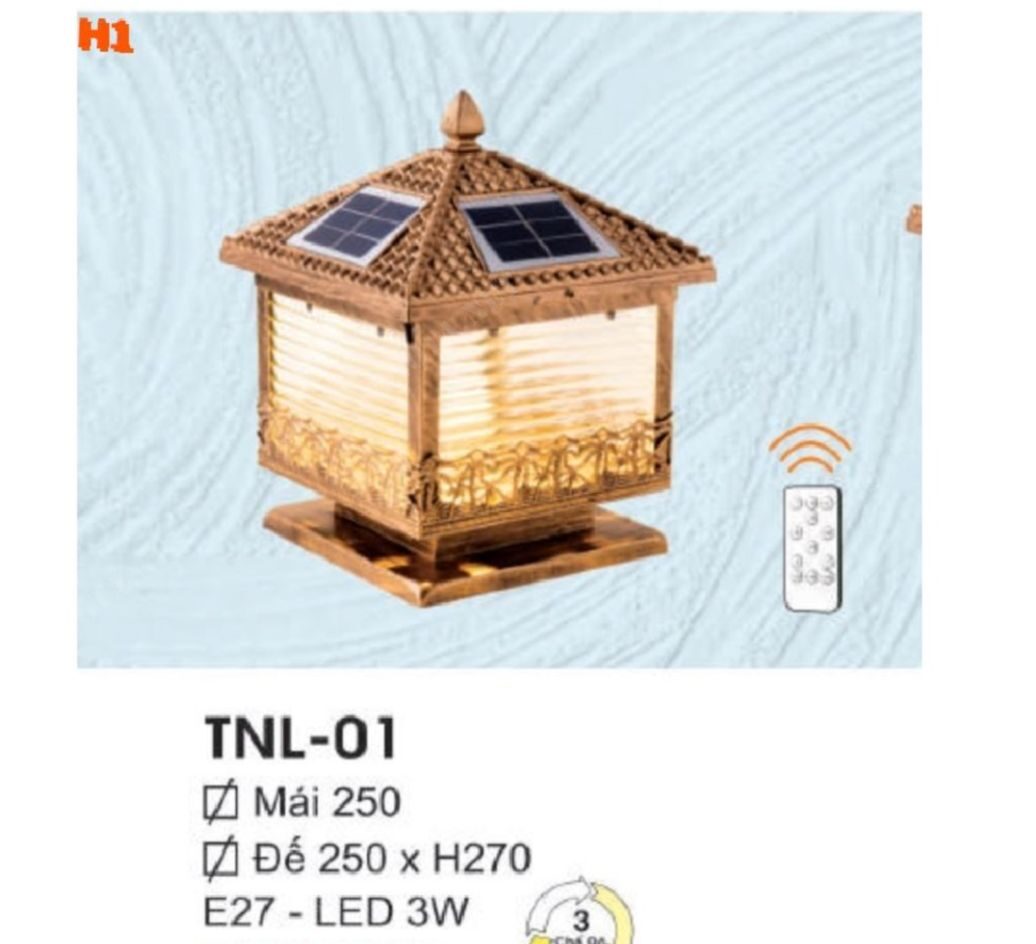 Đèn trụ cổng TNL01