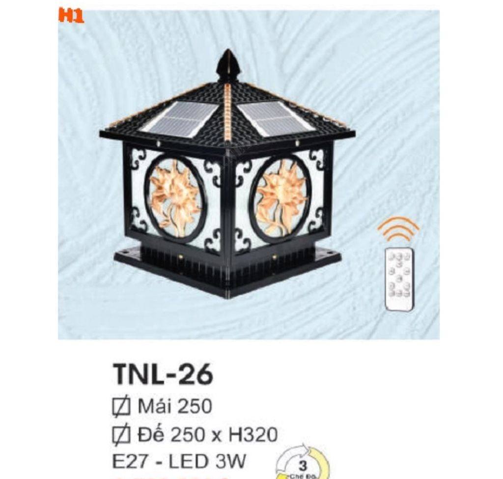 Đèn trụ cổng SNT5477