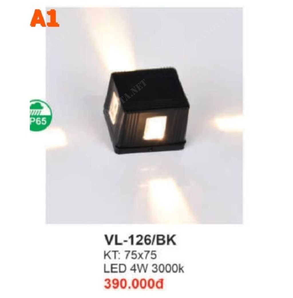 Đèn trụ cổng VL126-BK