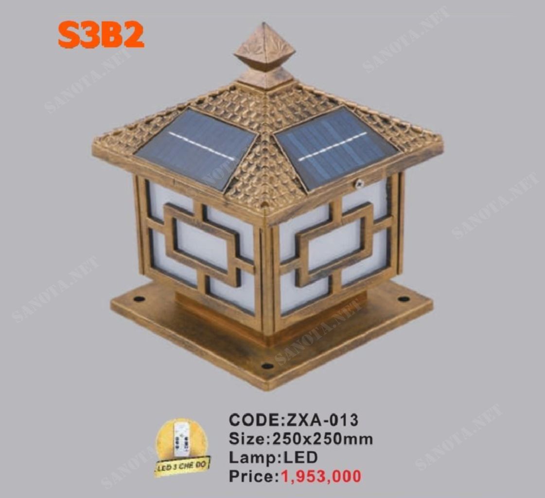 Đèn trụ cổng ZXA013