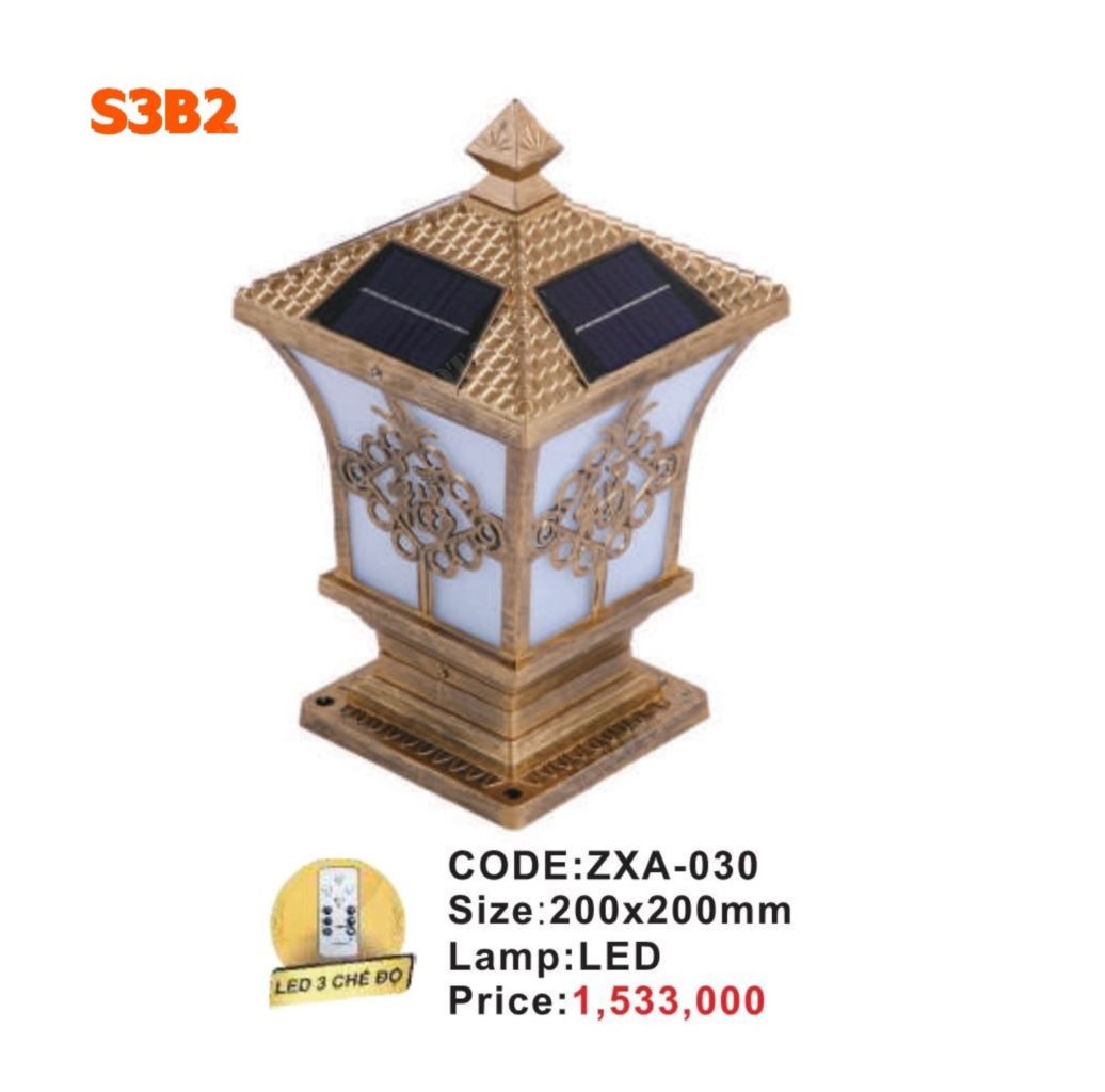 Đèn trụ cổng ZXA030
