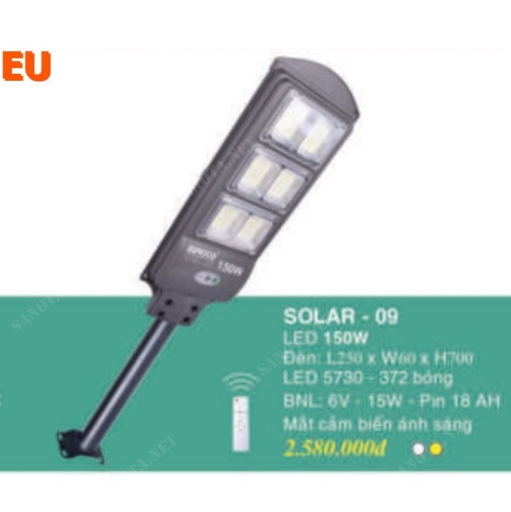 Đèn trụ đứng SOLAR09