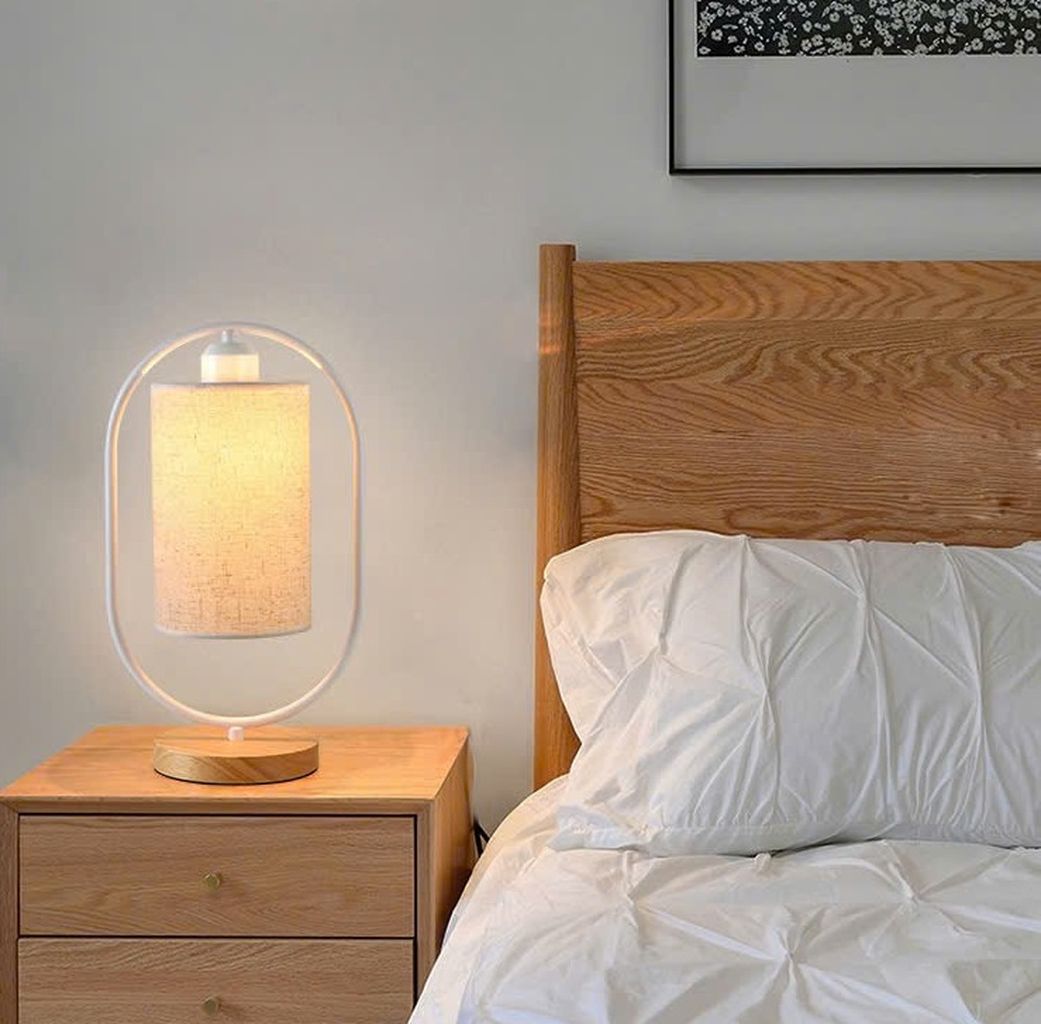 Đèn trang trí để bàn chao vải hiện đại SNT4363 - Ảnh 2