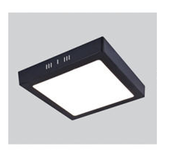 Đèn ốp trần vuông viền đen 18W S002