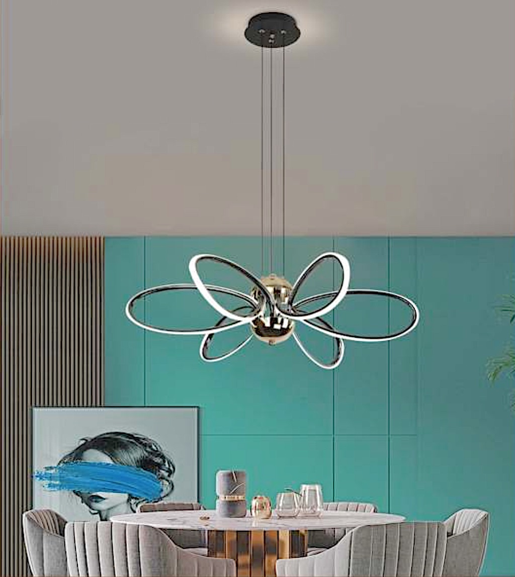 Đèn chùm LED xoắn chính là tuyên ngôn của vẻ đẹp tinh tế và đẳng cấp mà mọi không gian đều khao khát sở hữu. Với thiết kế độc đáo như một tác phẩm nghệ thuật lơ lửng giữa không trung. Đèn chùm này hứa hẹn sẽ trở thành điểm nhấn hoàn hảo cho phòng khách, phòng ăn hay sảnh đón tiếp của bạn.