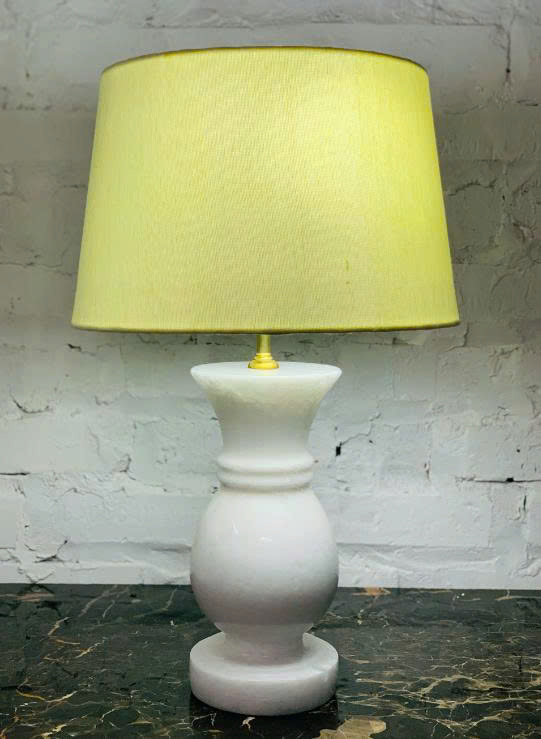 Đèn bàn chân đá tự nhiên chao vải SNT5700 - Ảnh 3