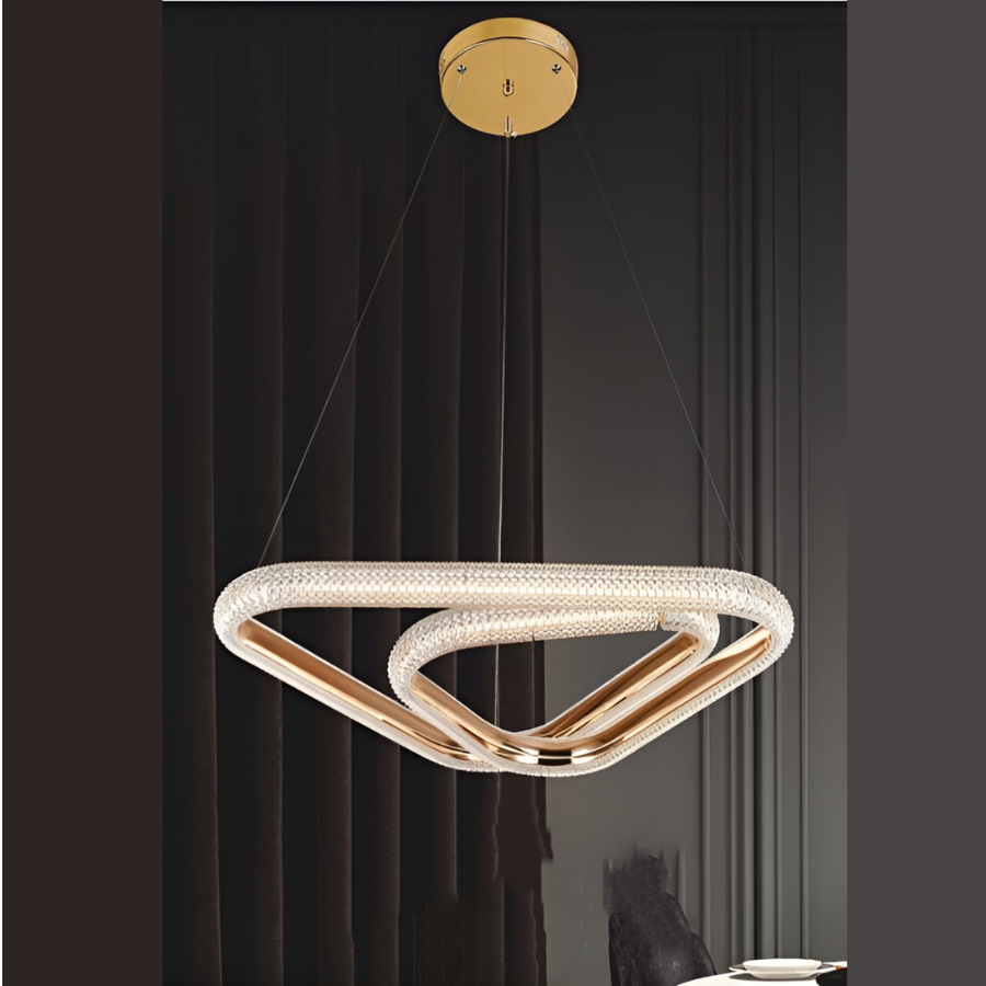 Đèn chùm bàn ăn 2 vòng hiện đại SNT5702