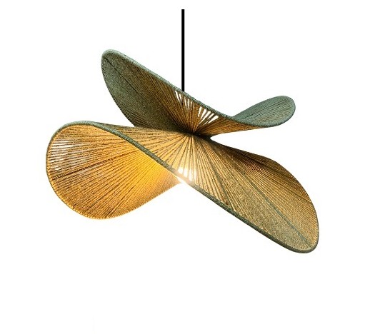 Đèn chùm dệt hai lá sen đối xứng SNT5707