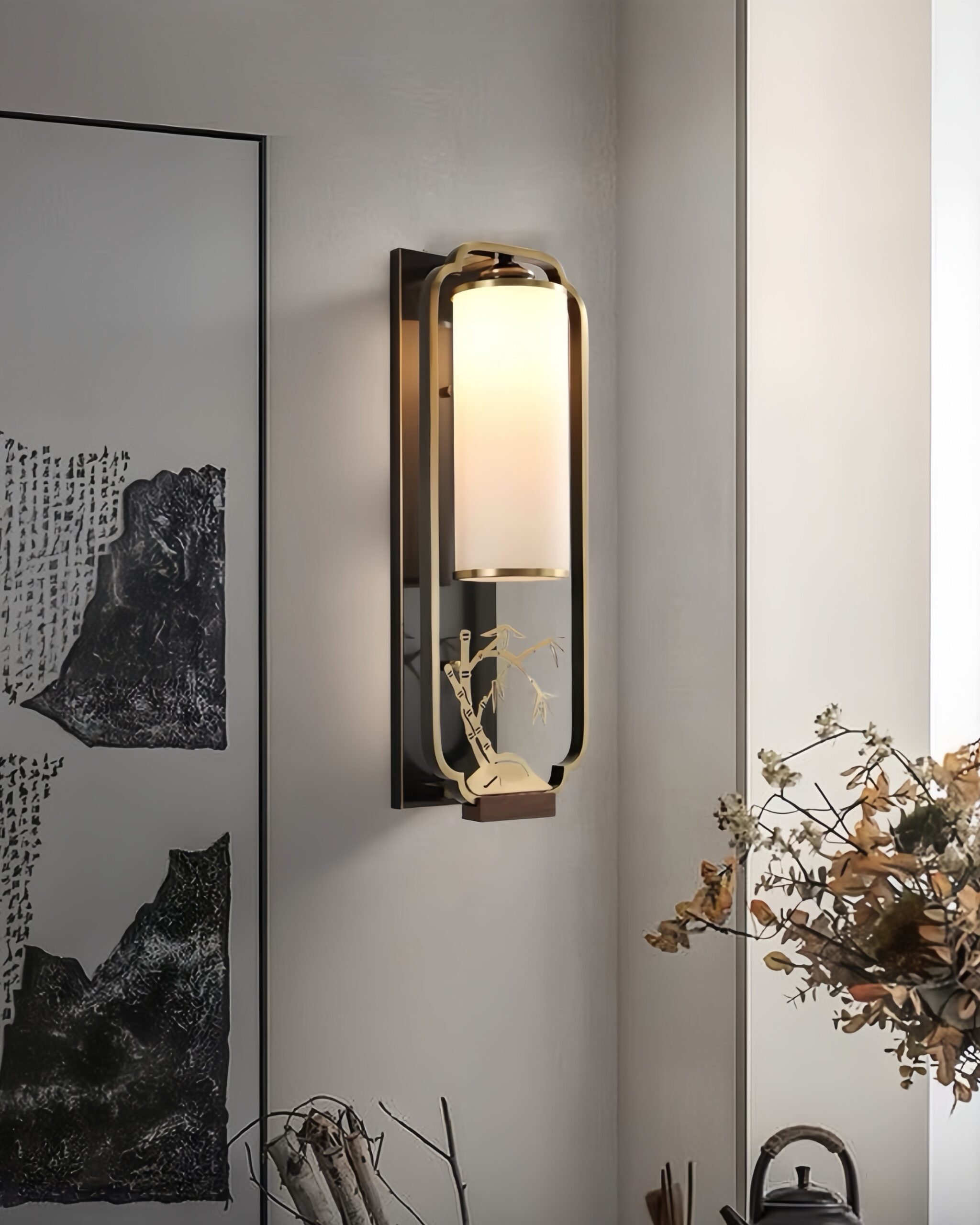 Đèn tường trung hoa trúc thanh SNT5842