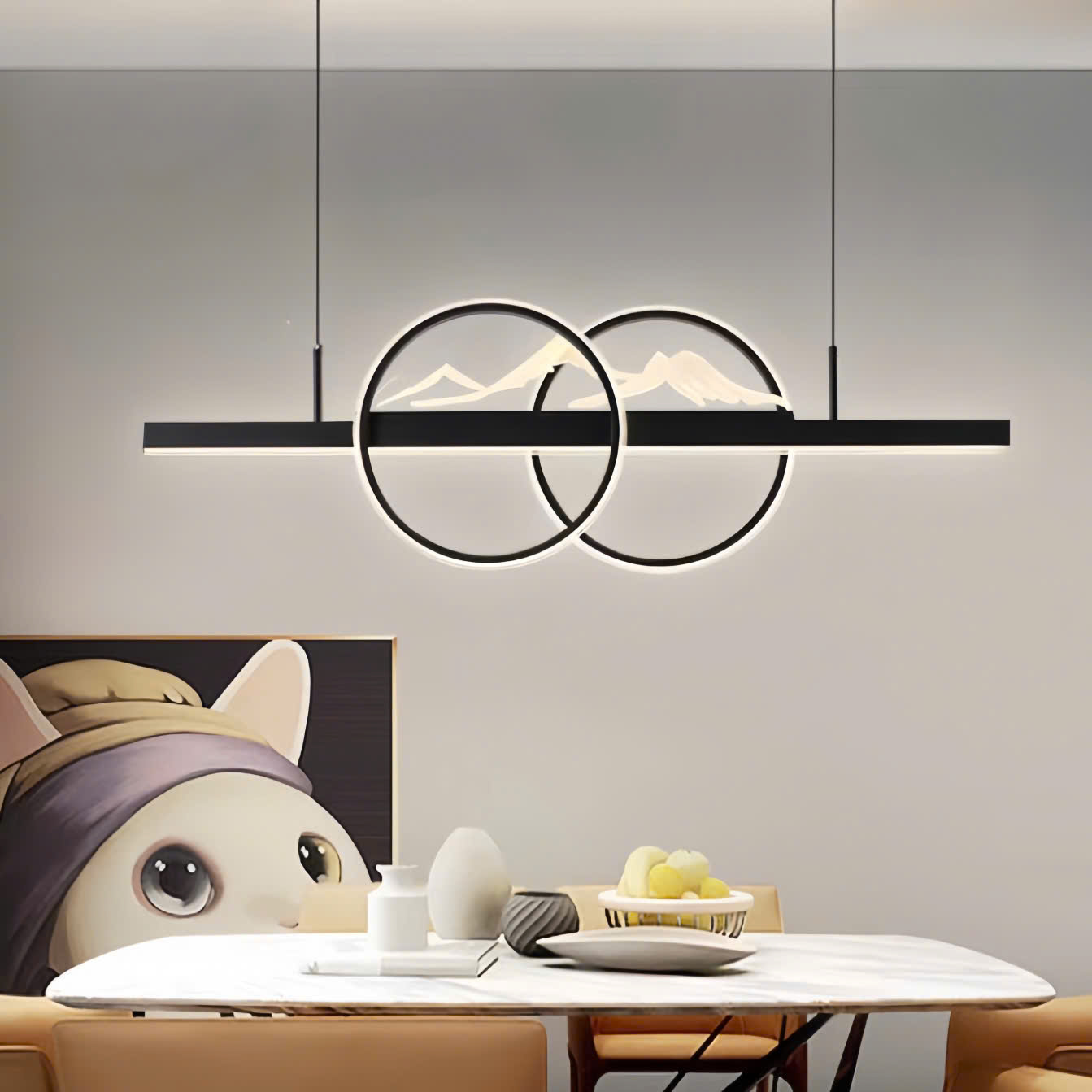 Đèn chùm nghệ thuật điểm nhấn SNT5824