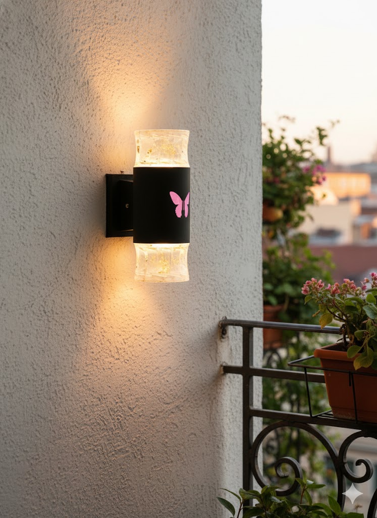 Đèn Pha Lê Trang Trí 2 Bóng Cao Cấp SNT5965