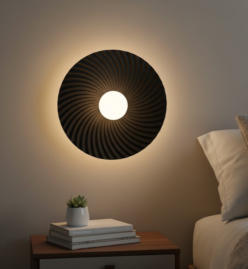 Đèn tường decor hình xoắn ốc hiện đại SNT6100