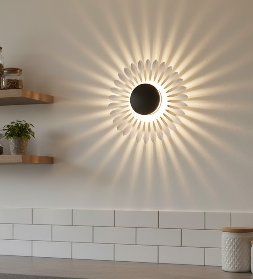 Đèn tường decor hình bông hoa hiện đại SNT6104