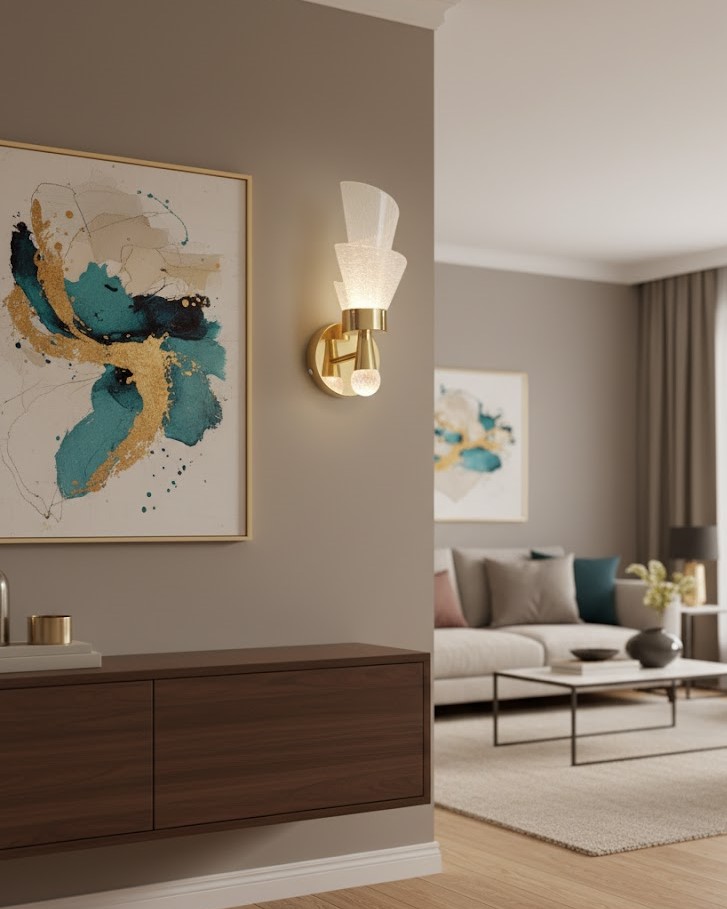 Đèn tường cánh lụa uốn nghệ thuật SNT6067 sở hữu tạo hình lấy cảm hứng từ những lớp lụa mềm bay trong gió. Được thể hiện qua các tấm nhựa mica.....