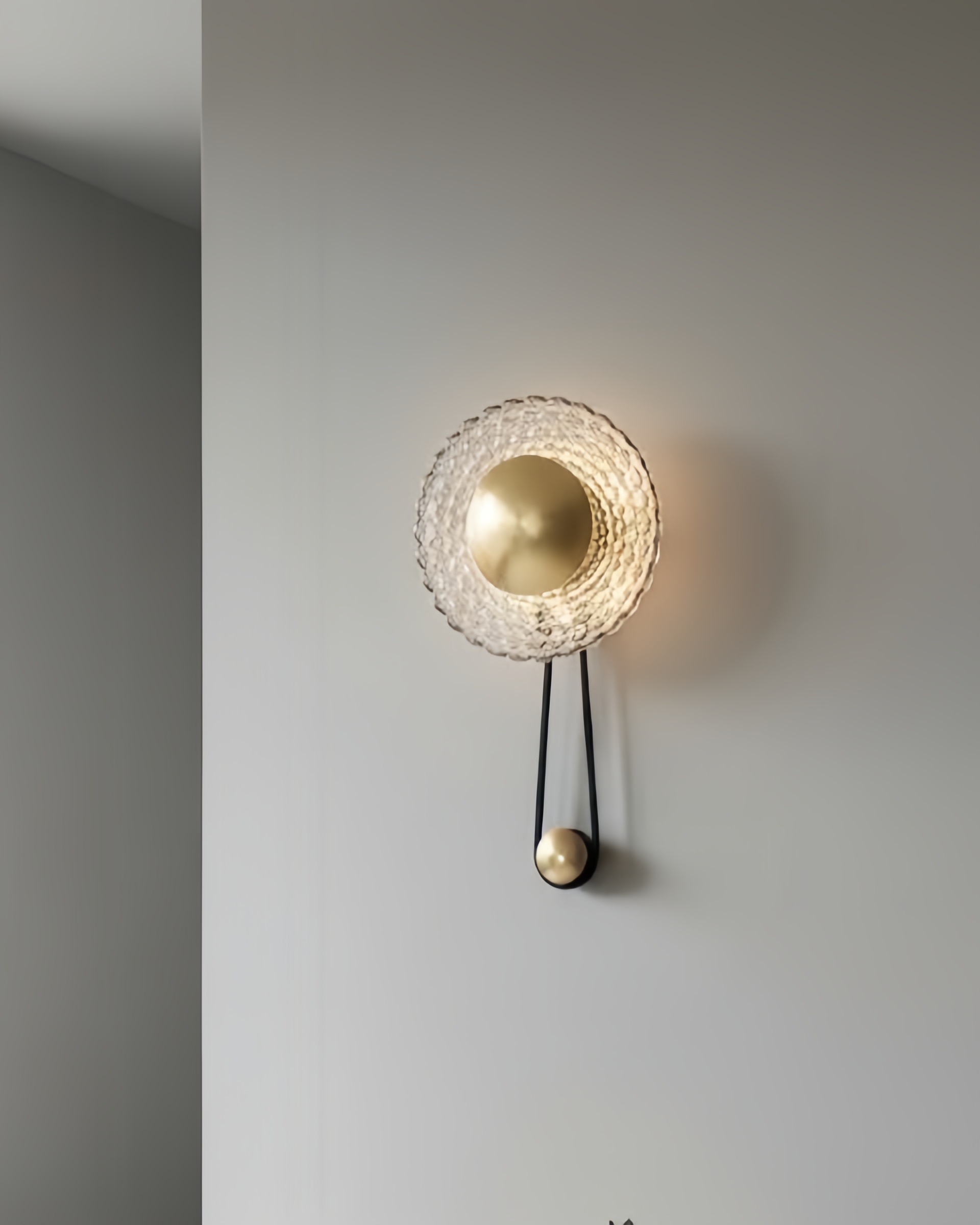 Đèn tường pha lê giọt nắng vàng SNT6002