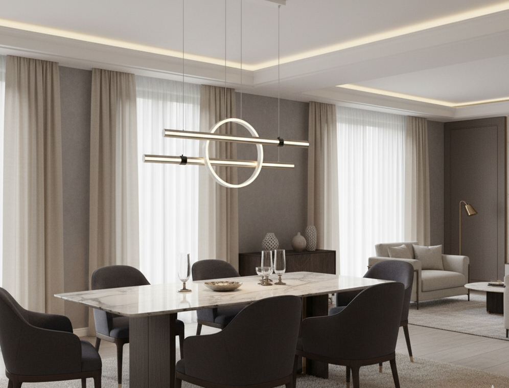 Đèn thả trần hình học tối giản SNT5783