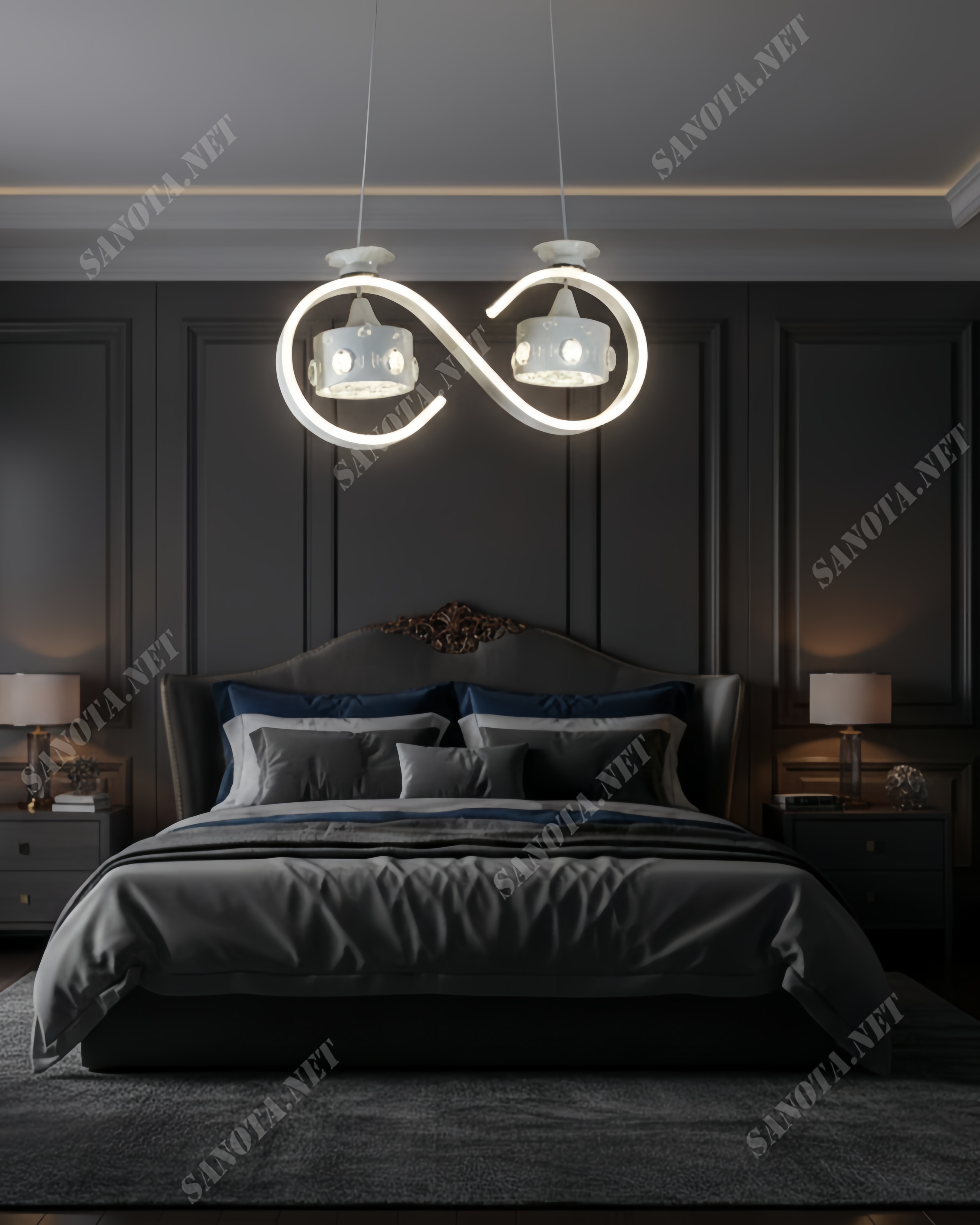 Đèn thả hiện đại xoắn ốc SNT5791 - Ảnh 2