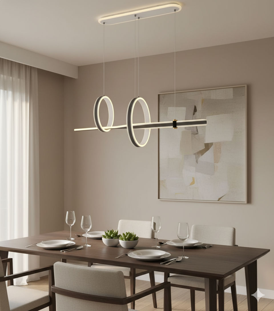 Đèn thả vòng xoay ánh sáng SNT5785