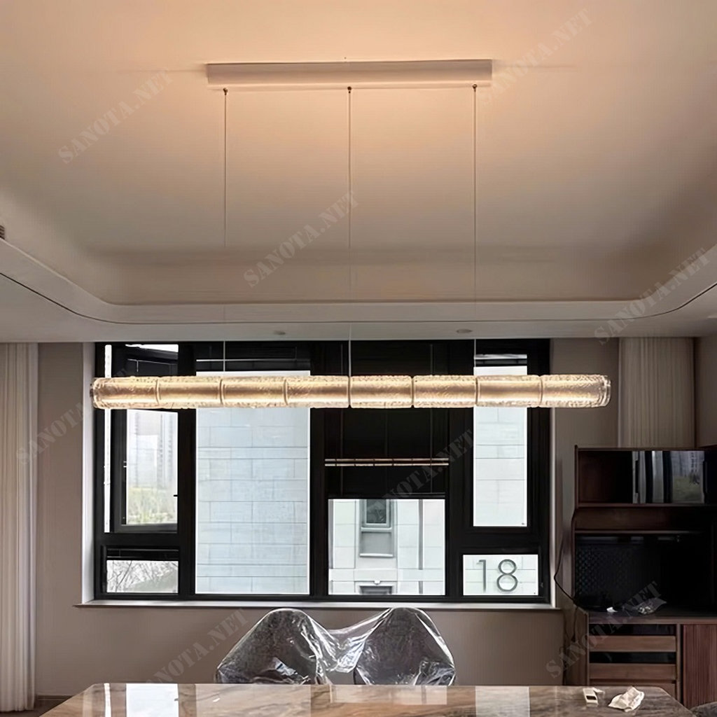 Đèn Thả Bàn Ăn Hình Trụ Dài LED Hiện Đại SNT6089 - Ảnh 2