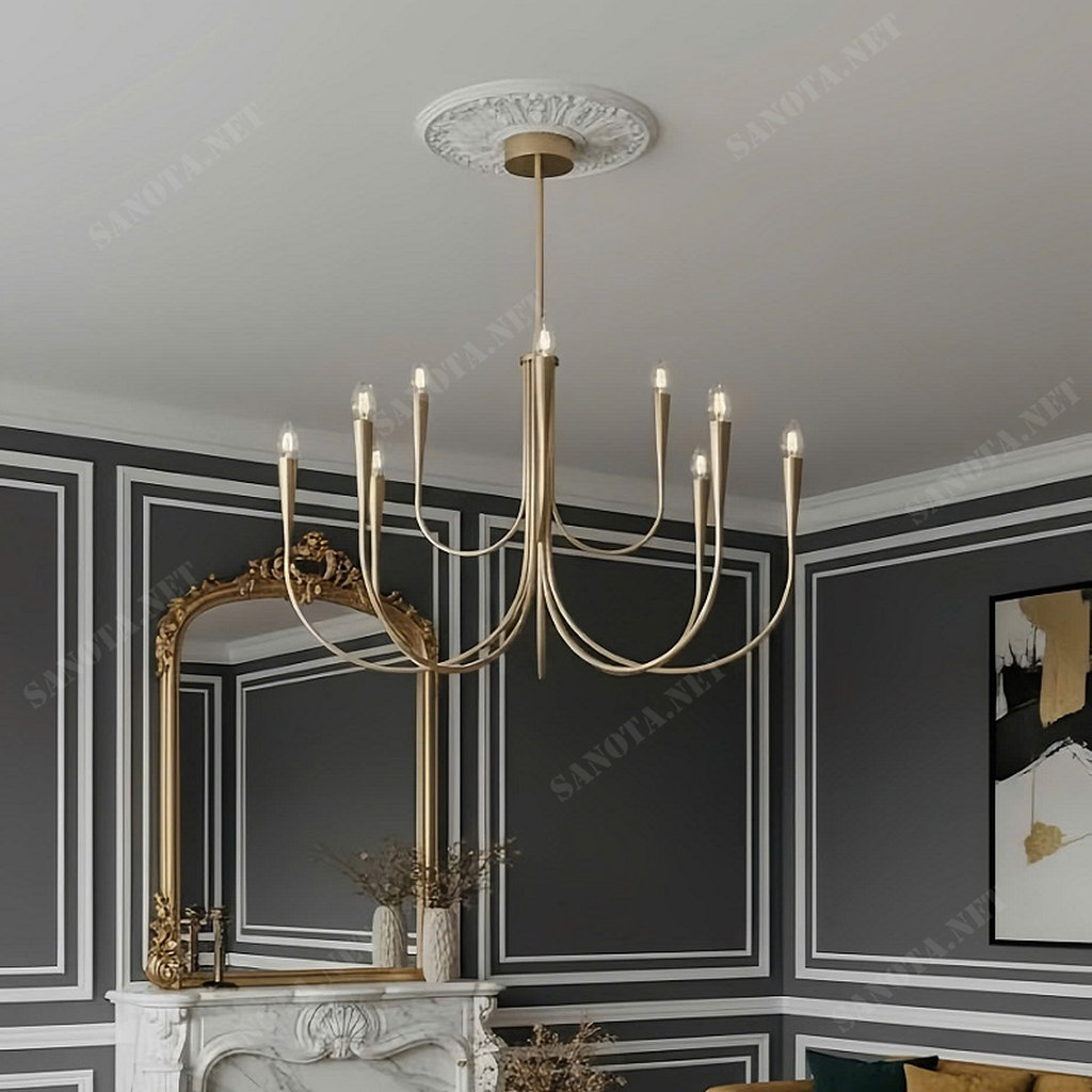 Đèn Chùm Nến LED Hiện Đại SNT6090 - Ảnh 3