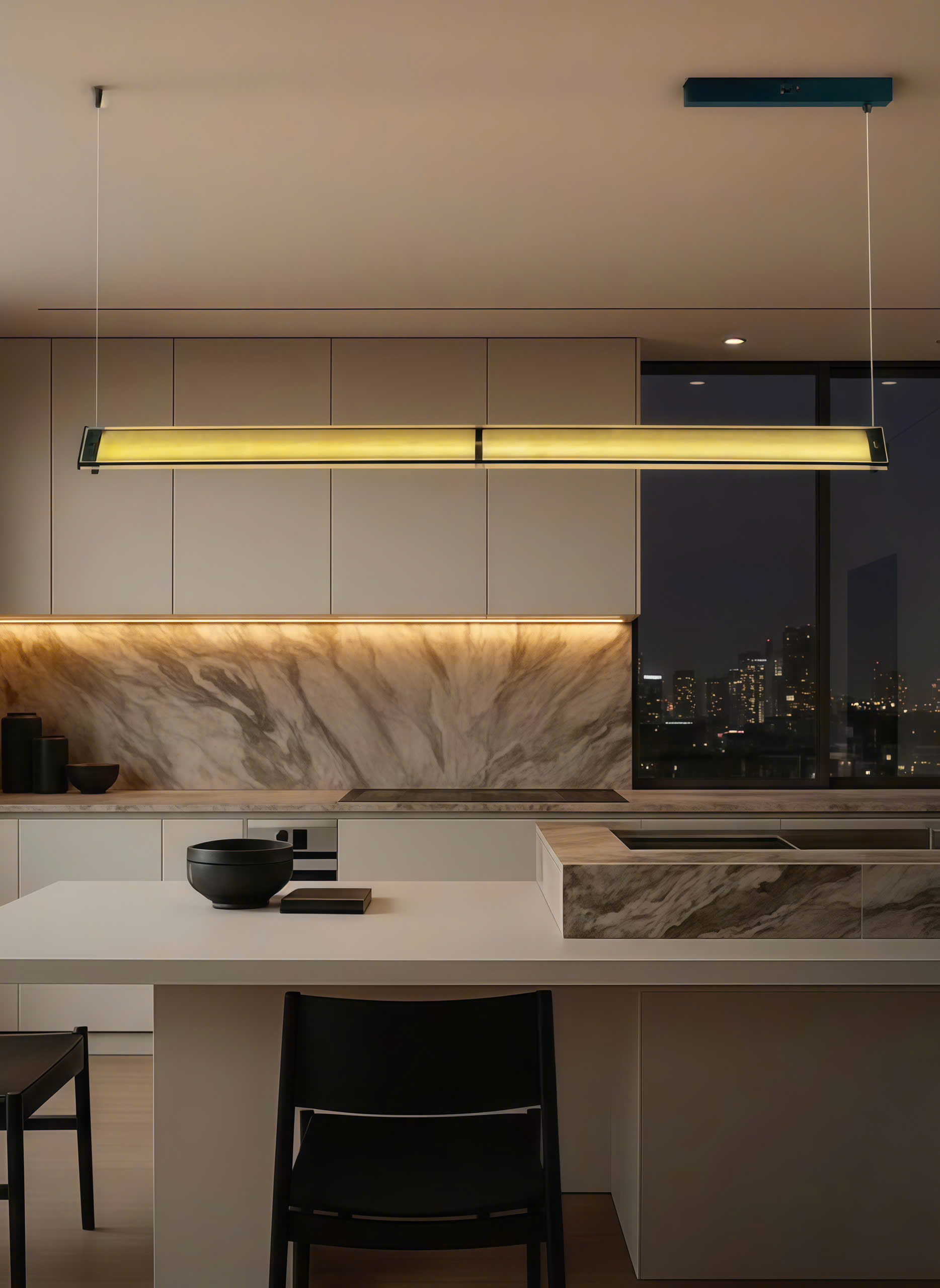 Đèn Thả Thanh Dài Ánh Sáng Vàng Kim SNT6091